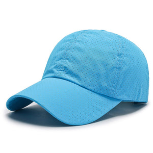 Baseball Cap Mesh Quick Dry Breathable Adjustable Visor Sun Hat Summer Men Women