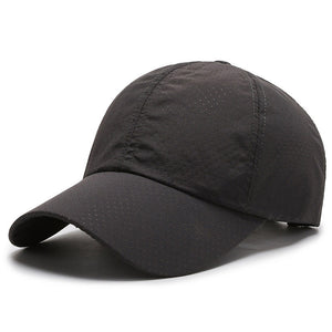 Baseball Cap Mesh Quick Dry Breathable Adjustable Visor Sun Hat Summer Men Women