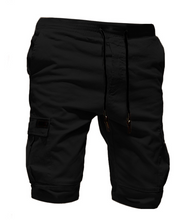 Load image into Gallery viewer, Men&#39;s Slim Fit Shorts Summer Casual Half Pants Pockets Button Short Trousers US