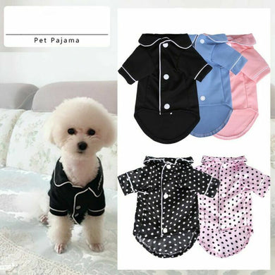 2Legs Pet Dog Cat Shirt Pajamas Style Jumpsuit Clothes For Small Medium Dogs Cats Pet Apparel