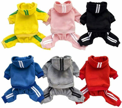 4Legs Pet Dog Winter Clothes Cat Puppy Coat Sports Hoodies Warm Sweater Jacket Clothing