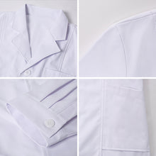 Load image into Gallery viewer, New Doctor Uniform White Coat Unisex White Coat Short Sleeves Long Sleeves For Spring And Summer