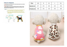 Load image into Gallery viewer, Cartoon Small Dog Winter Clothes Pet Puppy Cute Vest Dog And Cat Apparel 2 Colors XS-XL