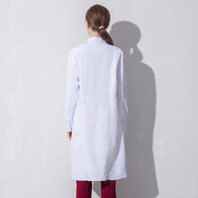 Load image into Gallery viewer, New Doctor Uniform White Coat Unisex White Coat Short Sleeves Long Sleeves For Spring And Summer