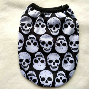 Yorkie Cute Skull Dog Clothes Pet Puppy Hooded Small Dog And Cat Apparel Colors XXS-5XL