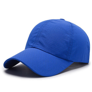 Baseball Cap Mesh Quick Dry Breathable Adjustable Visor Sun Hat Summer Men Women