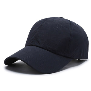 Baseball Cap Mesh Quick Dry Breathable Adjustable Visor Sun Hat Summer Men Women