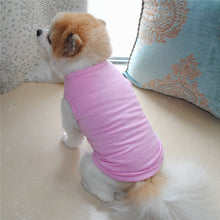 Load image into Gallery viewer, Small Medium Dog Clothes Pet Puppy Costume Dog Cat Apparel Cotton Vest Colors XS-L