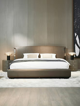 Load image into Gallery viewer, Queen &amp; King Leather Bed