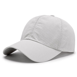 Baseball Cap Mesh Quick Dry Breathable Adjustable Visor Sun Hat Summer Men Women