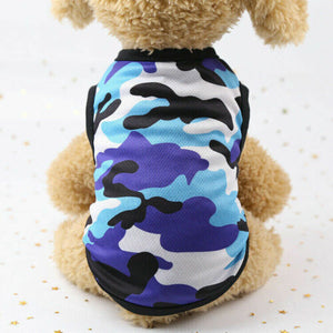 New Camo Small Dogs Clothes Pet Puppy Net Vest Dog Cat Apparel 3 Colors XS-XXL For Summer